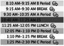 Give Me A Break  Urban's new E5 period gives students time to prep during the day, not just after school or at home