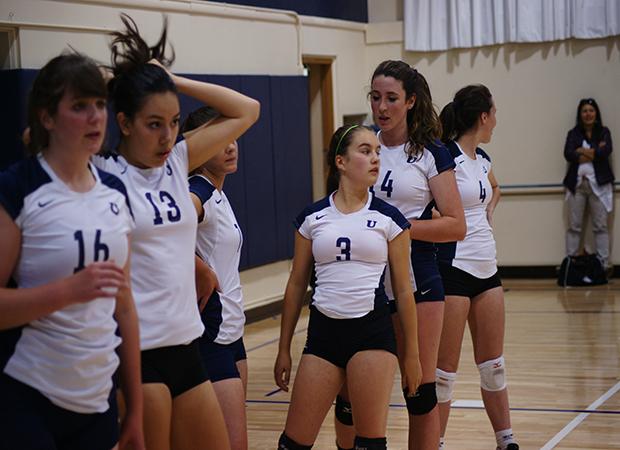 Girls varsity volleyball focuses on positive energy in face of 2-9 record