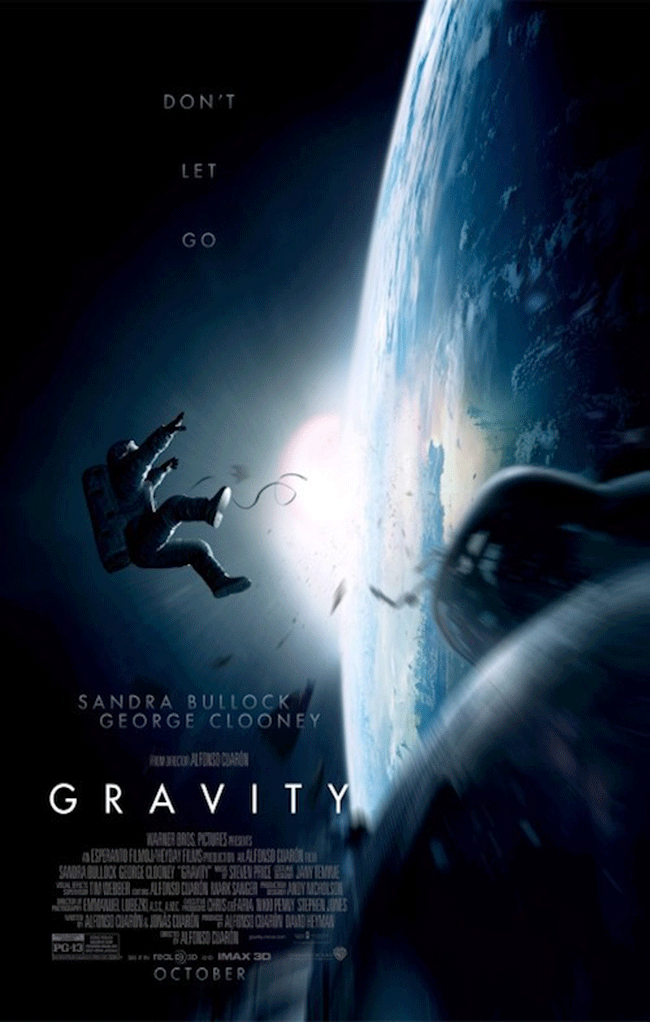 Gravity directed by Alfonso Cuarón.