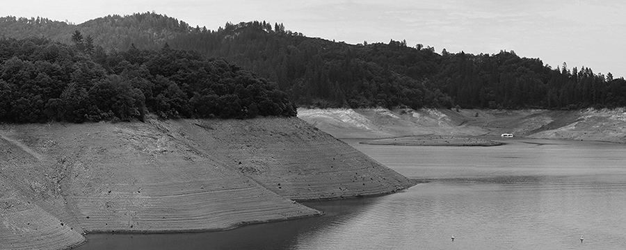 The California drought is so severe that many beautiful lakes like Shasta Lake are drying up.