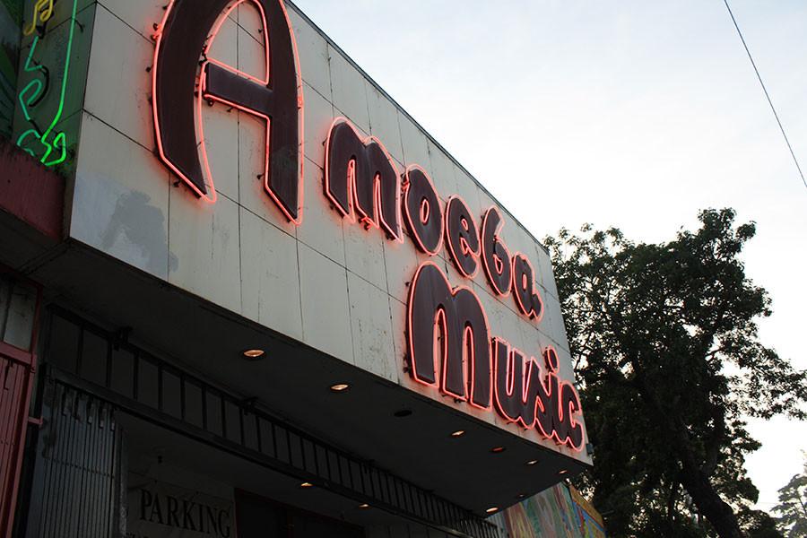 Founded in 1997, the independent record store Amoeba Music is located on Haight street.