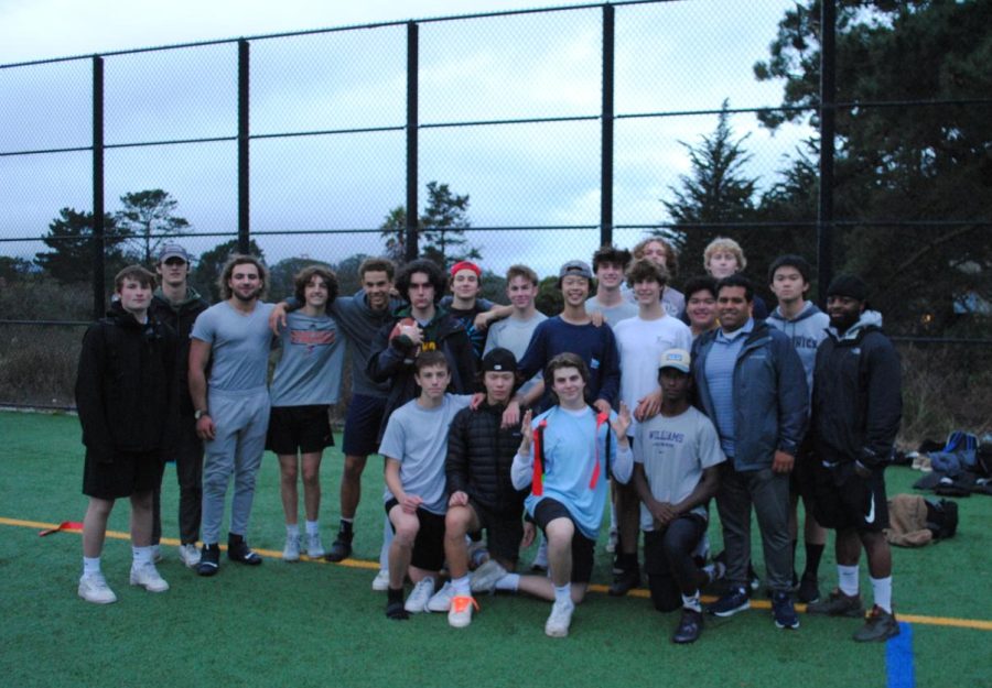 Urbans Flag Football team at Paul Goode Field