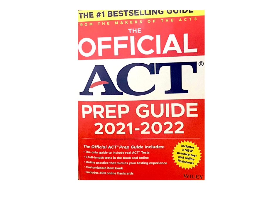 The Official ACT Prep Guide. Photo credit: Reese Bassuk.