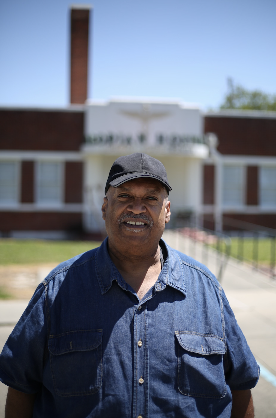 Hermon Johnson Jr. in Mound Bayou, Mississippi on April 17, 2023. Photo credit: Theo Ackermann.