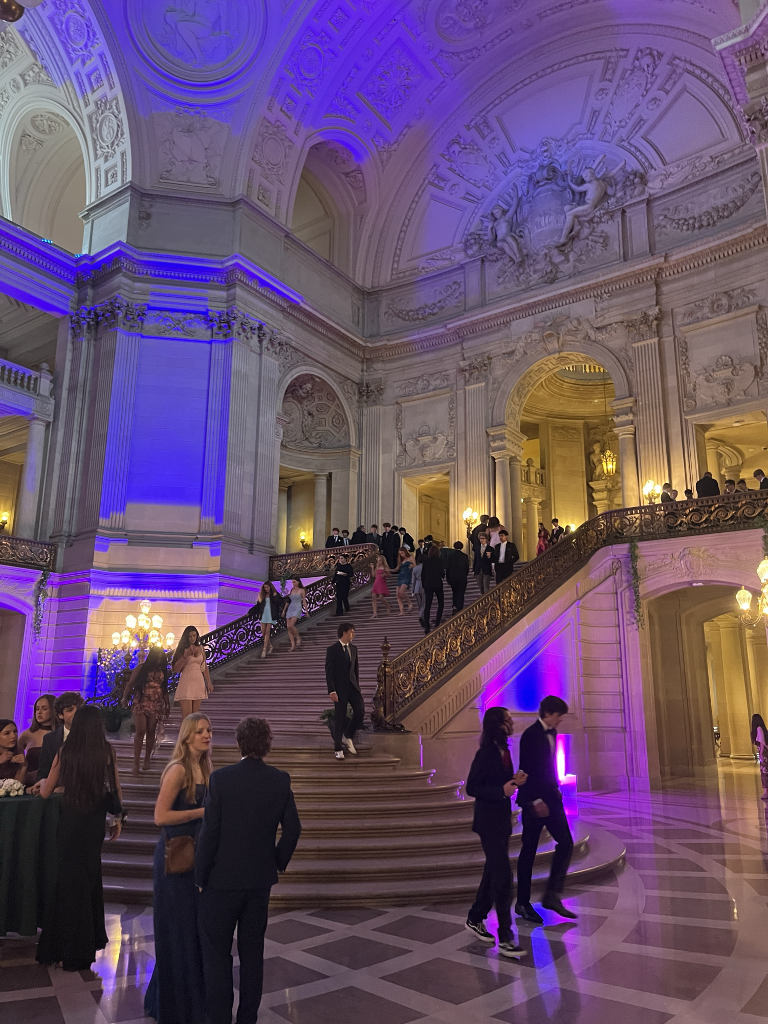 This year's prom was at City Hall. Photo credit: Ari Braverman.