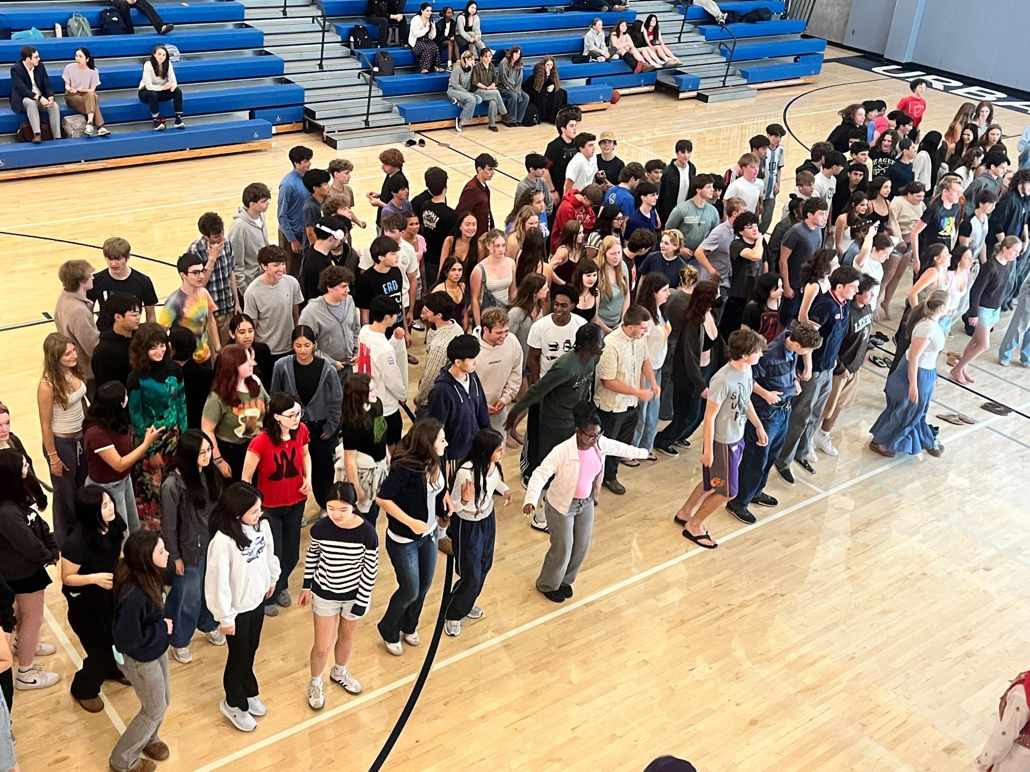 Students dancing during the ASM. Photo credit: Lingerr Senghor.