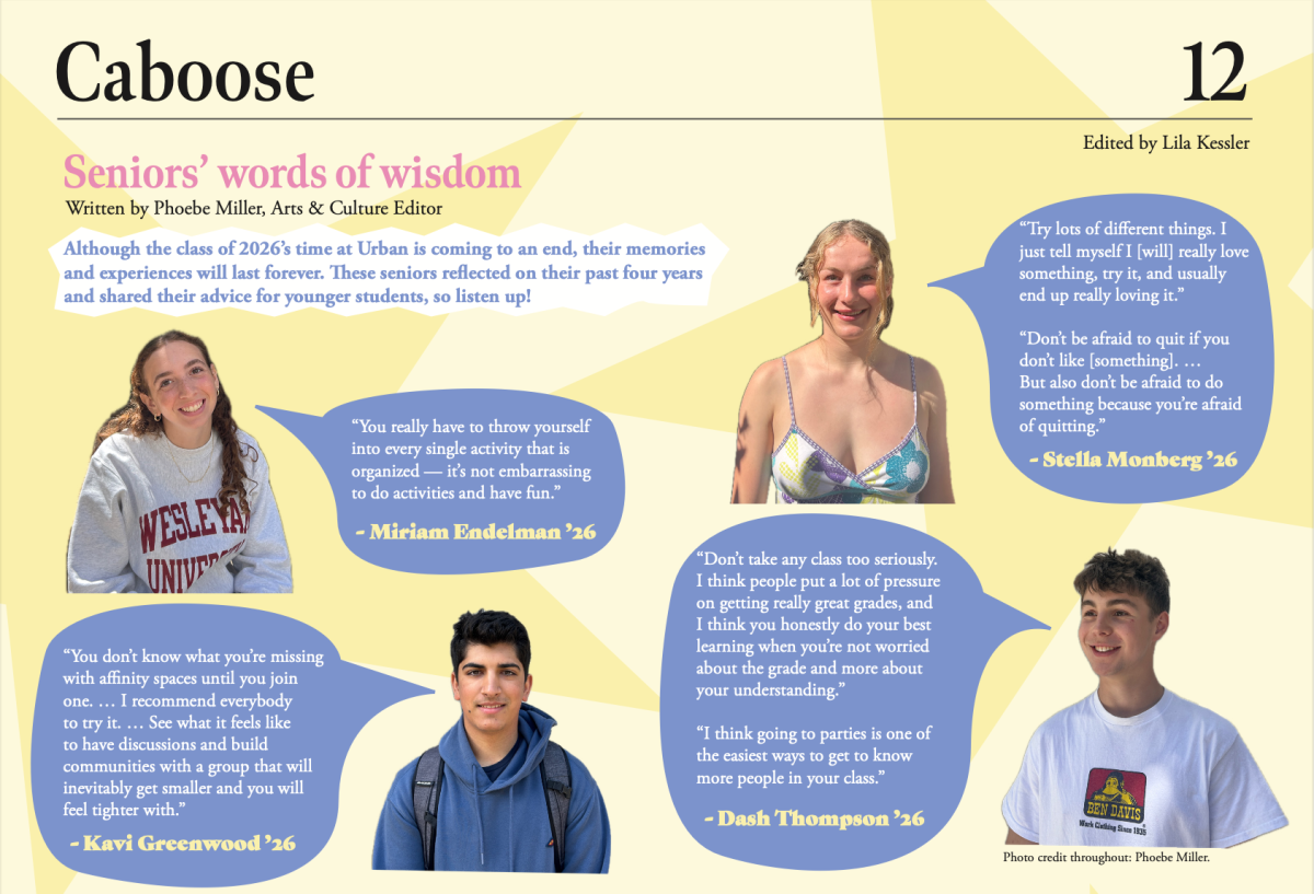 Seniors' words of wisdom