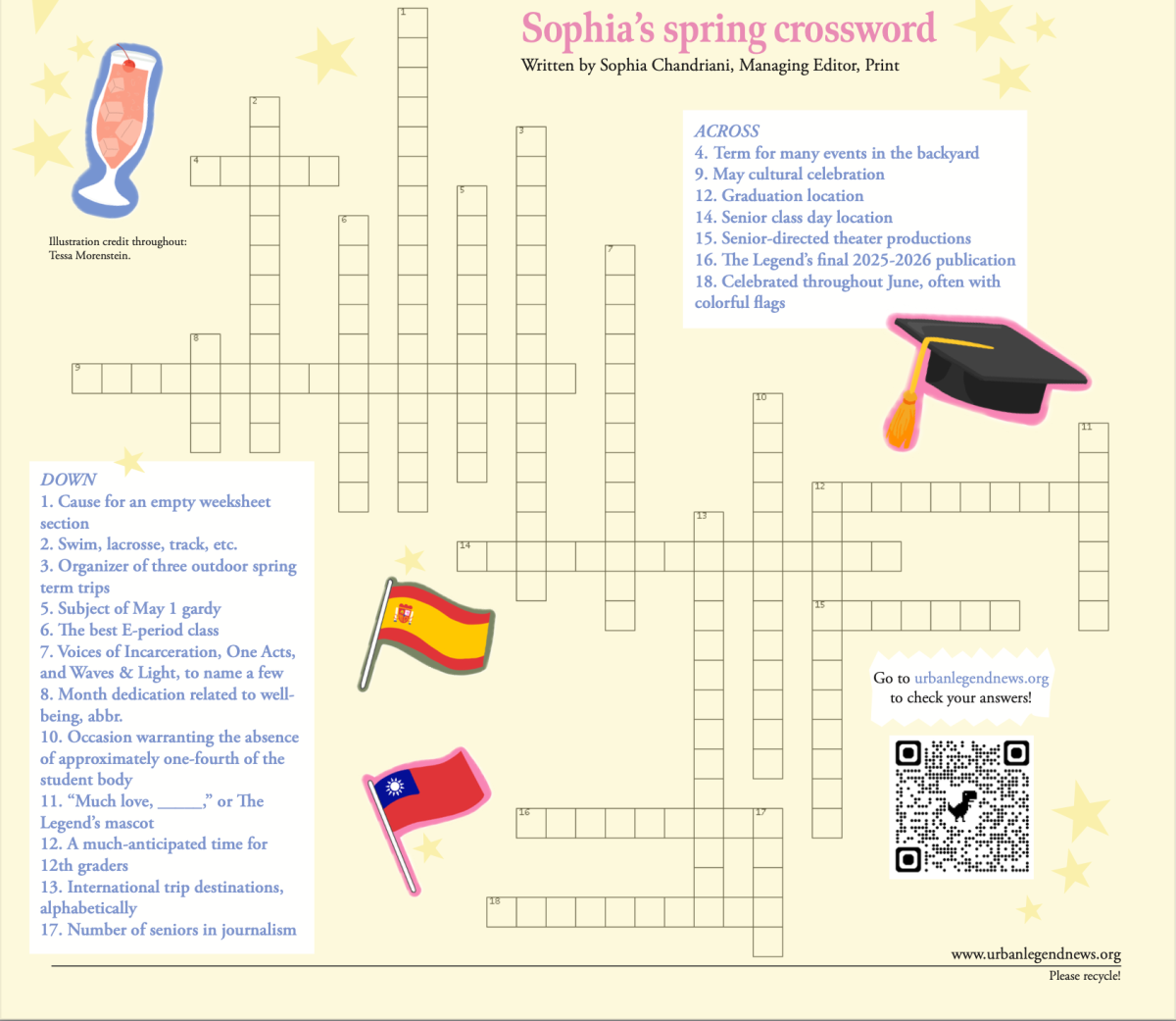 Sophia's spring crossword
